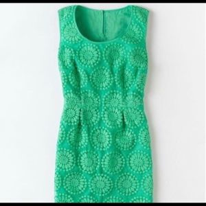 8L Boden Green Lace Dress